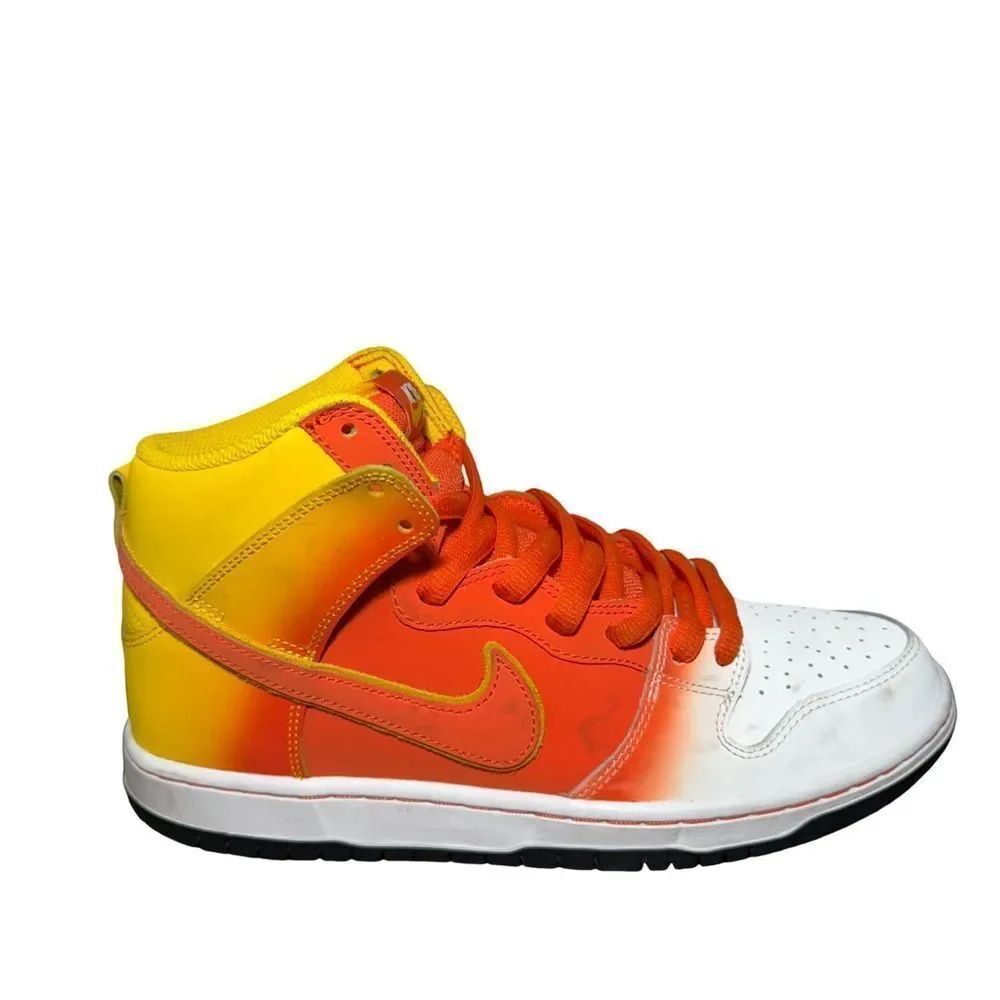 Nike SB Dunk High Men's Sneakers Candy Corn Orange Size 9.5